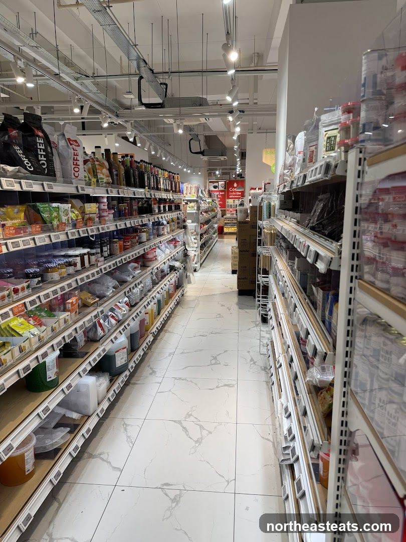 Aisle in a grocery store