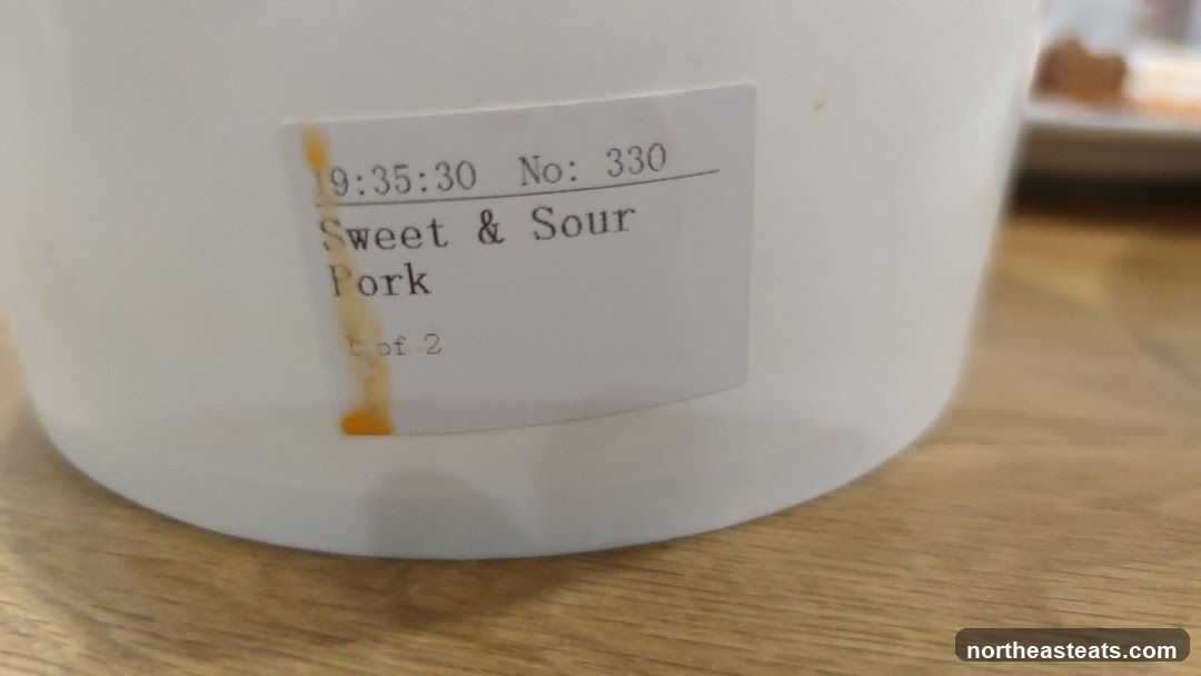 Food Order Label
