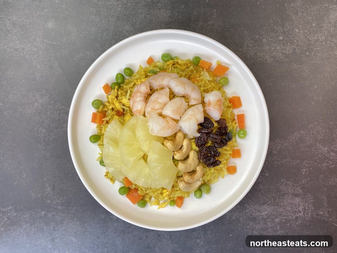 Pineapple Fried Rice with Shrimp