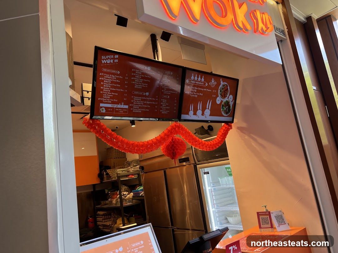 Super Wok Menu