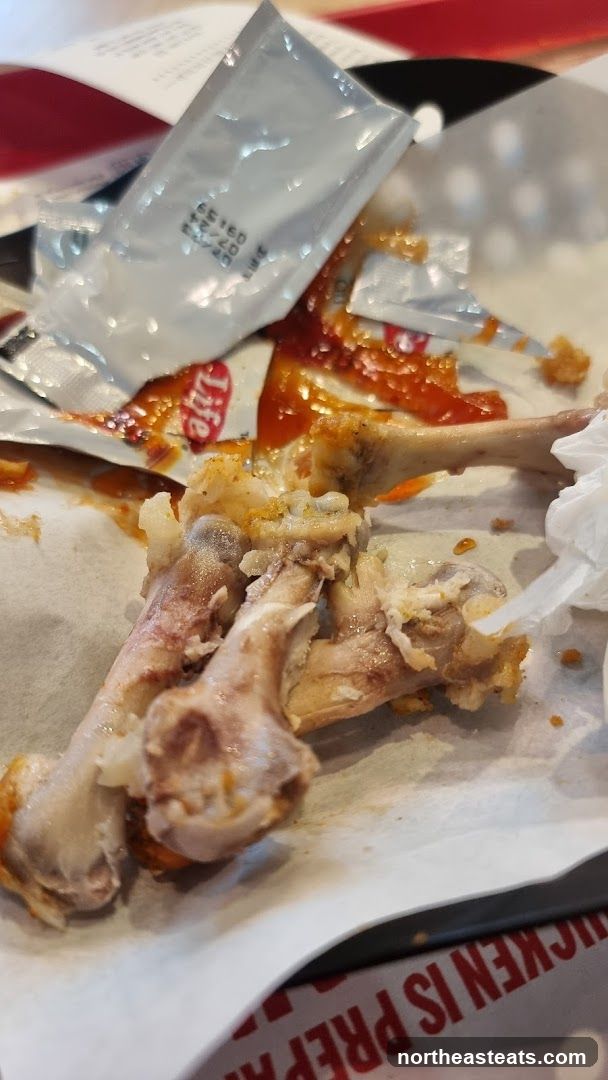 Chicken Bones and Sauce Packets
