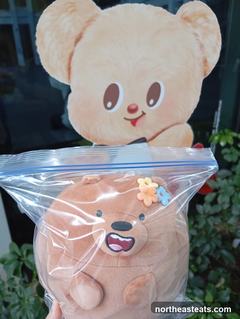 Plush Toy and Cardboard Cutout