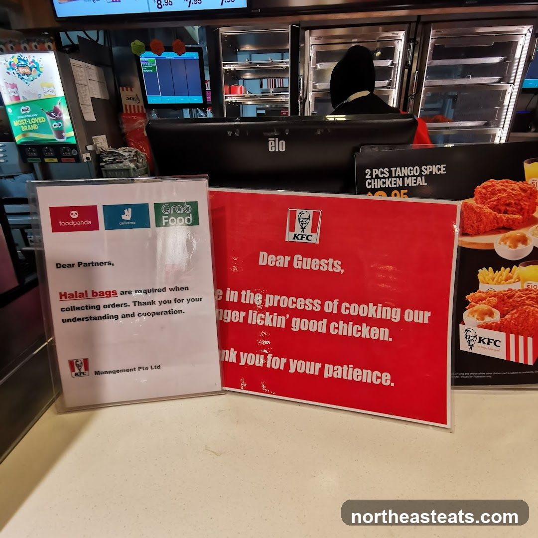 KFC Counter Signs