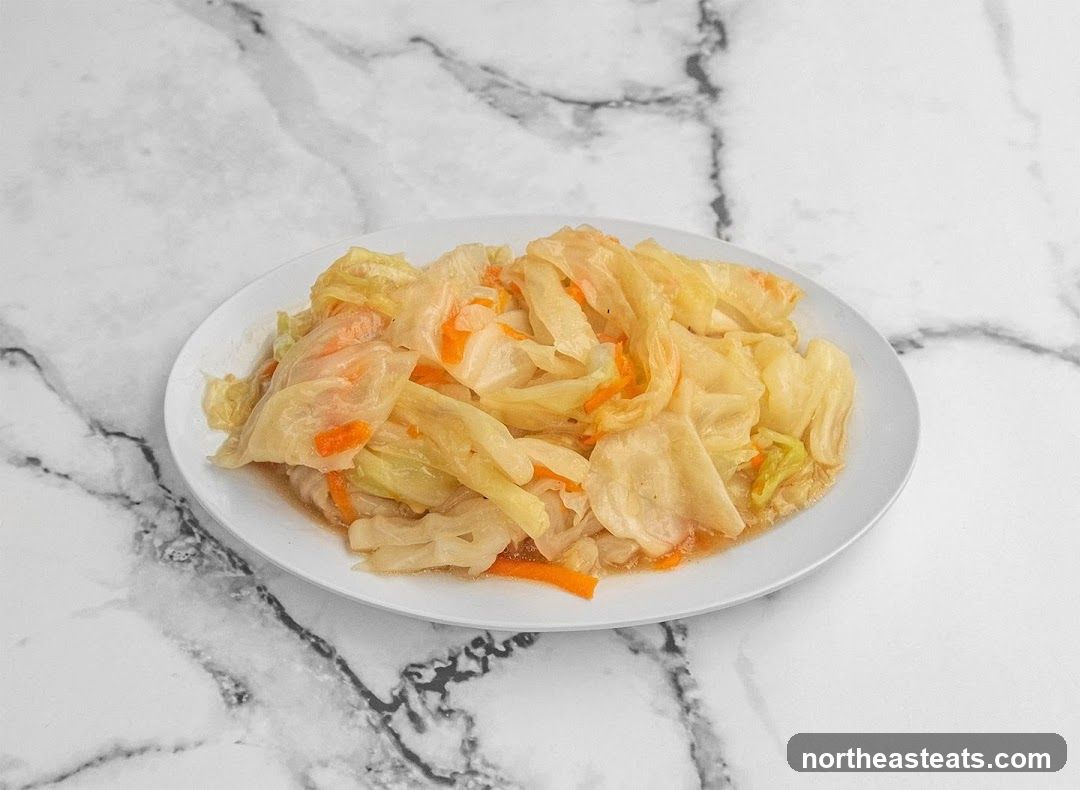 Stir-fried Cabbage with Carrots