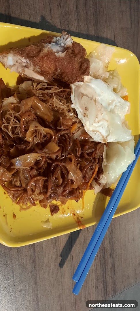 Fried Chicken and Noodles