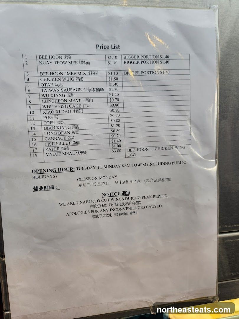 Price List