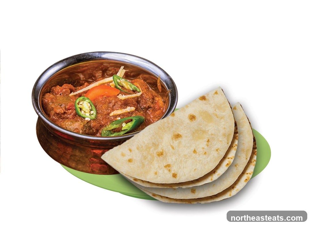 Indian Curry with Flatbread