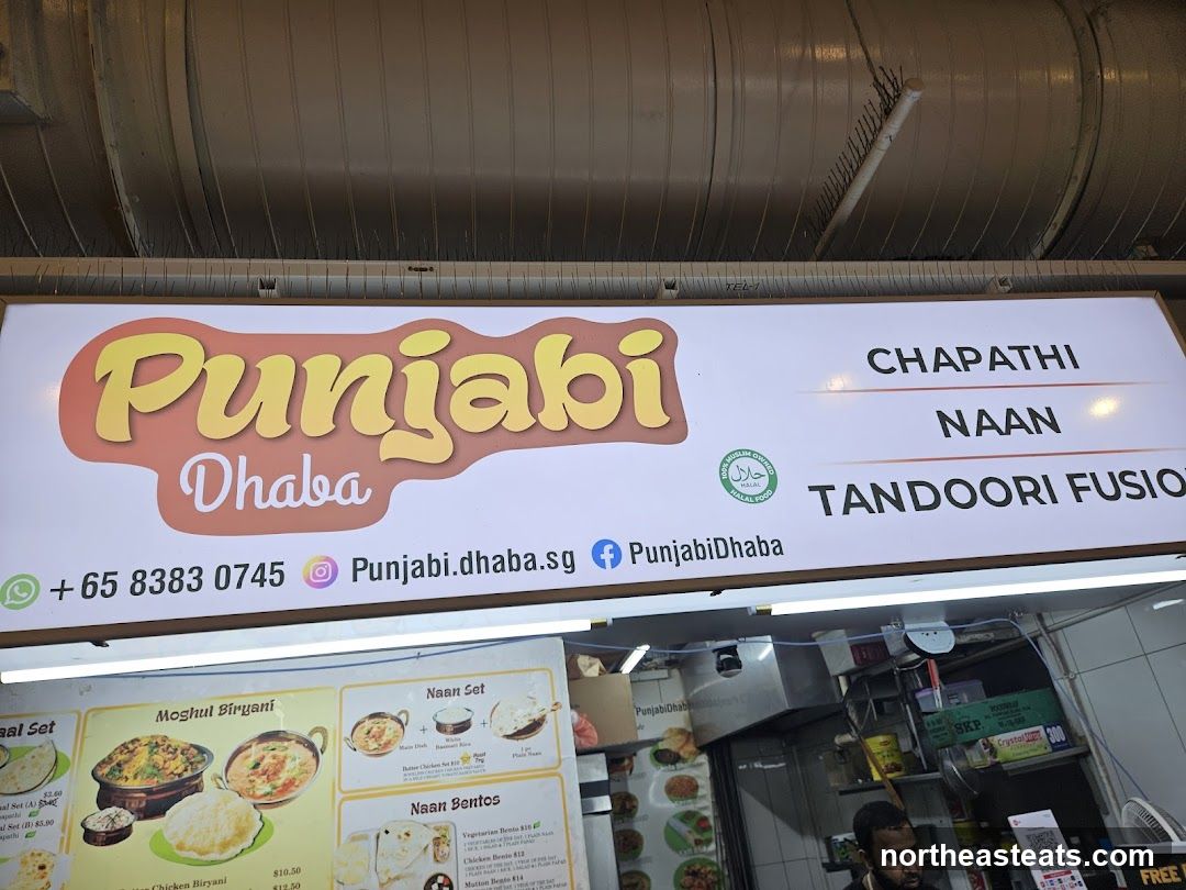 Punjabi Dhaba Sign and Menu