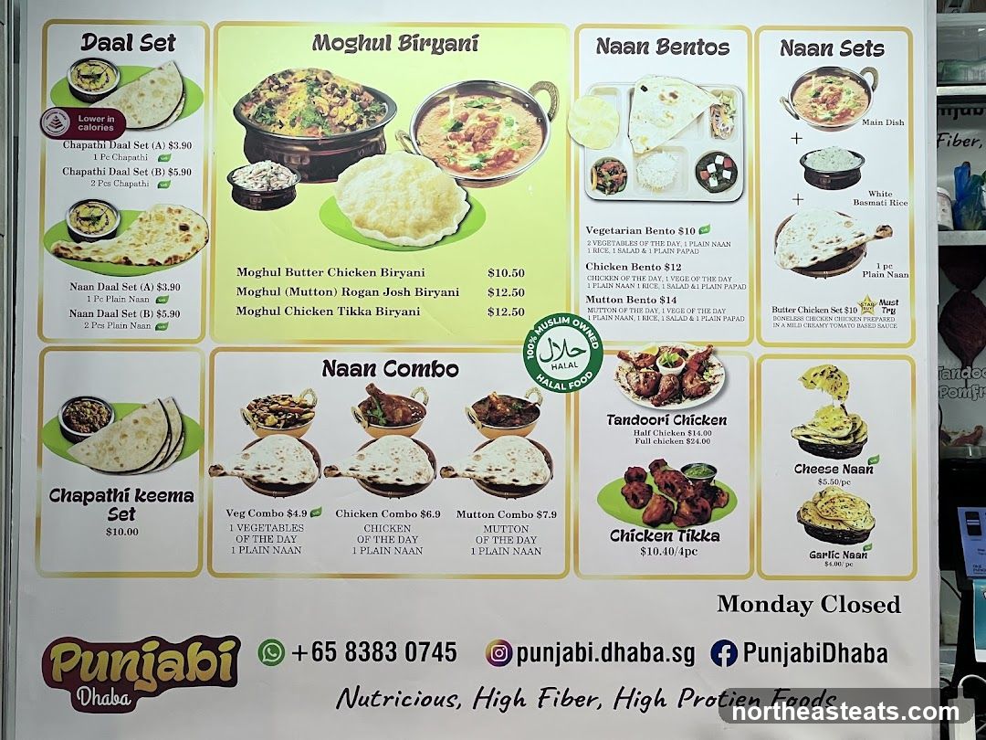 Punjabi Dhaba Menu