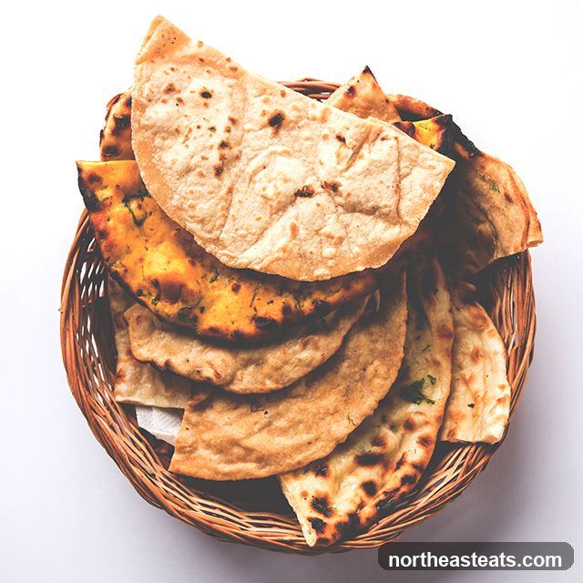 Basket of Indian Breads
