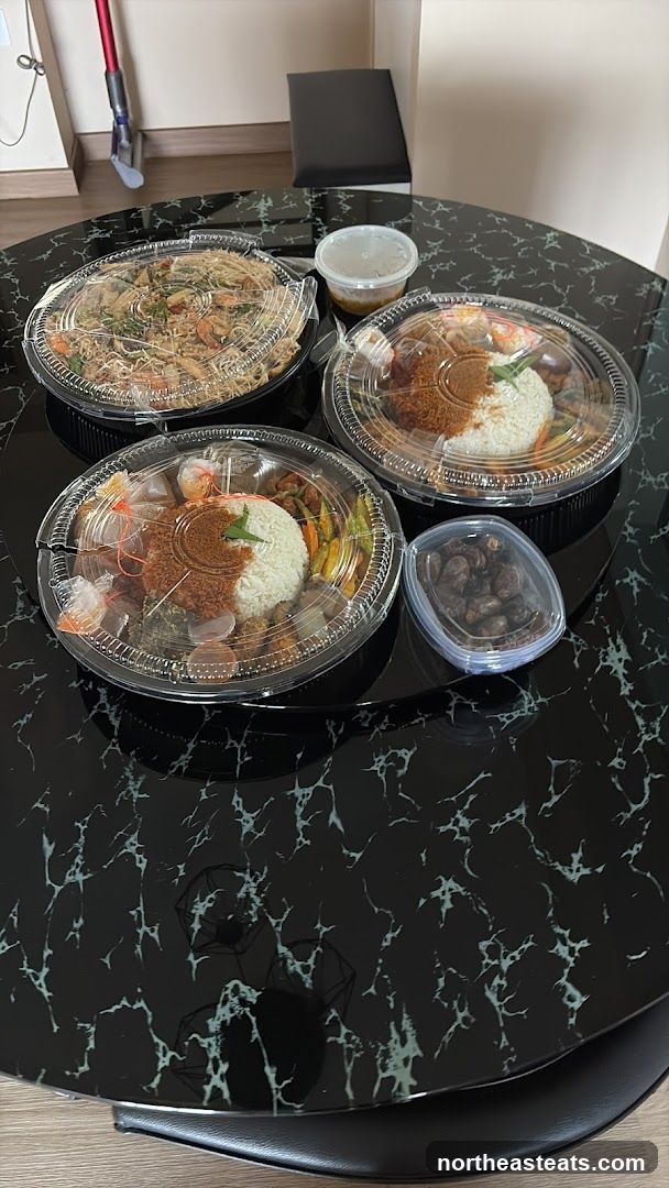 Takeout Food Spread