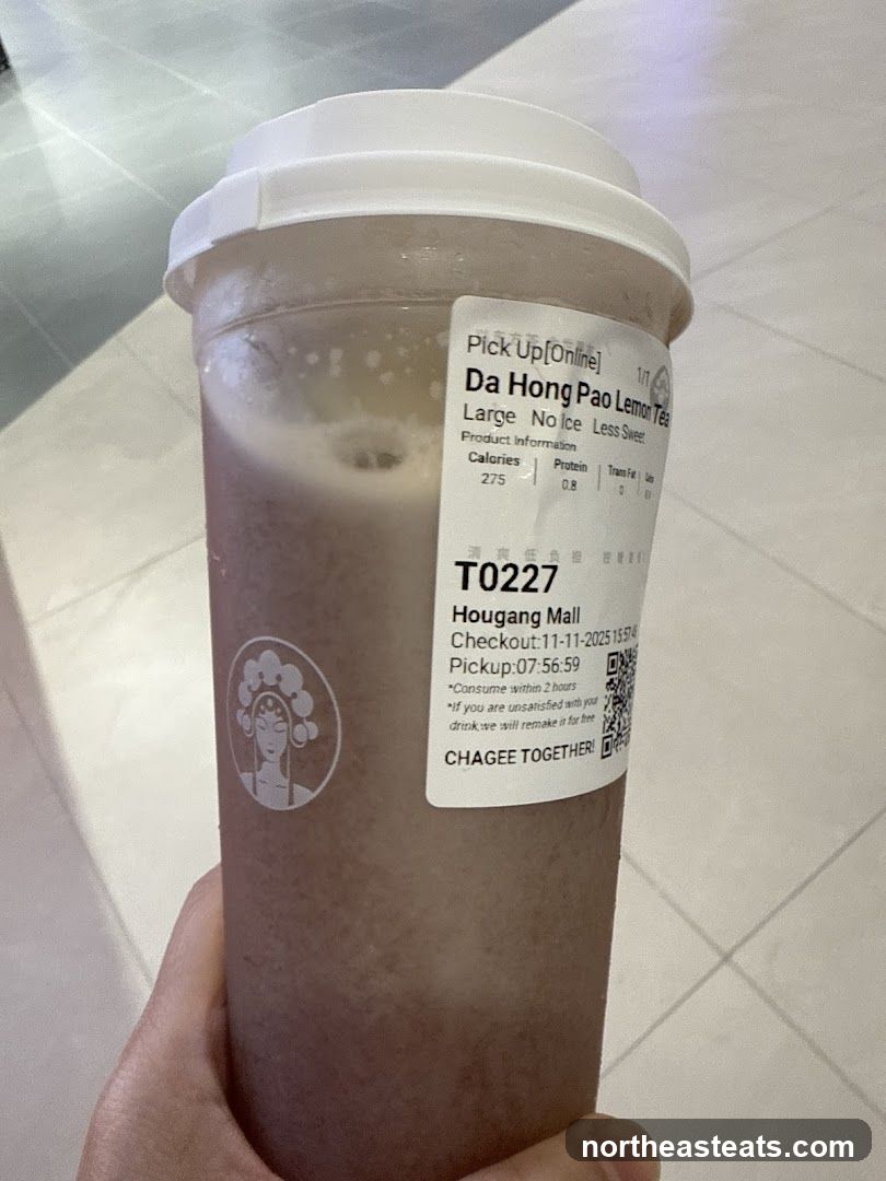 Da Hong Pao Lemon Tea