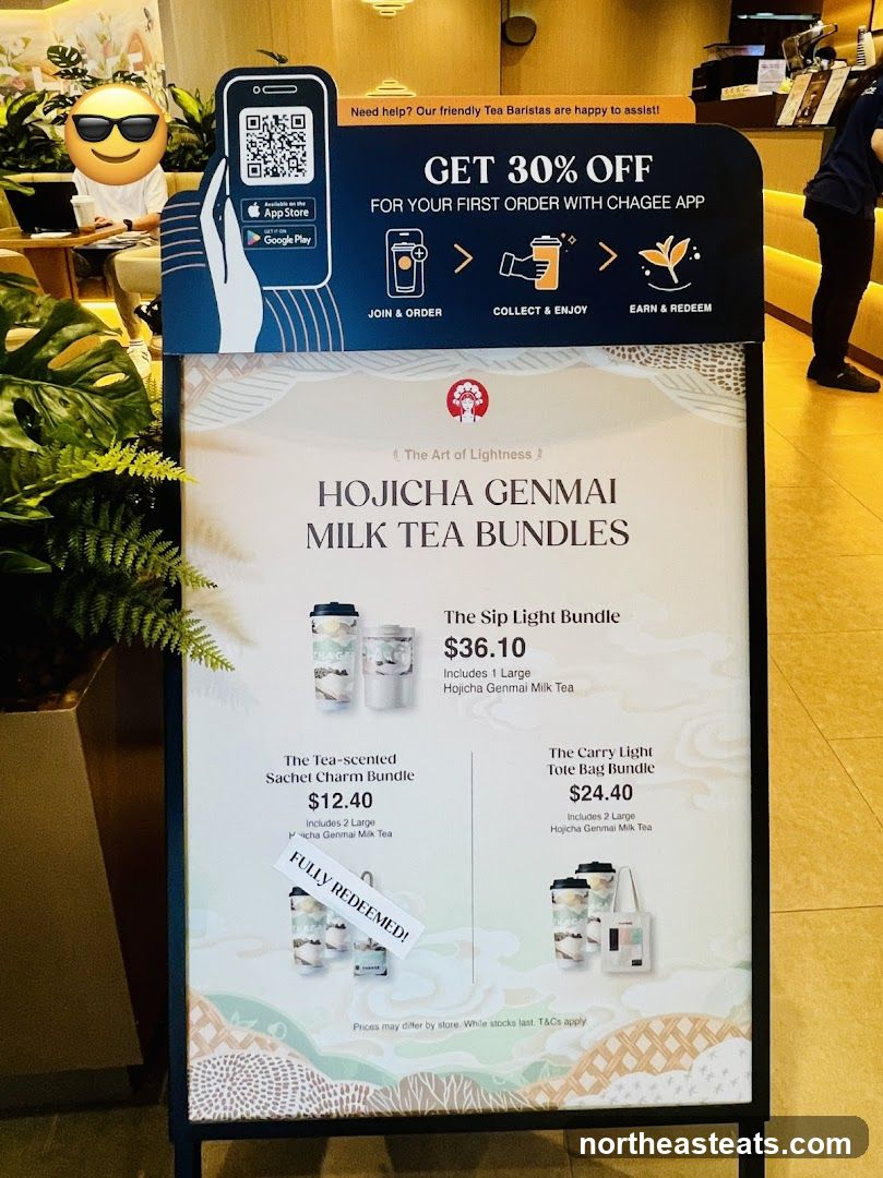 Hojicha Genmai Milk Tea Bundles Promotion