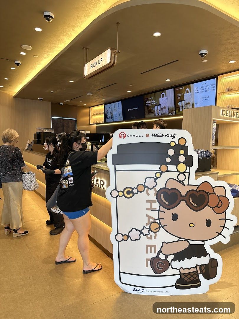 Chagee x Hello Kitty Standee