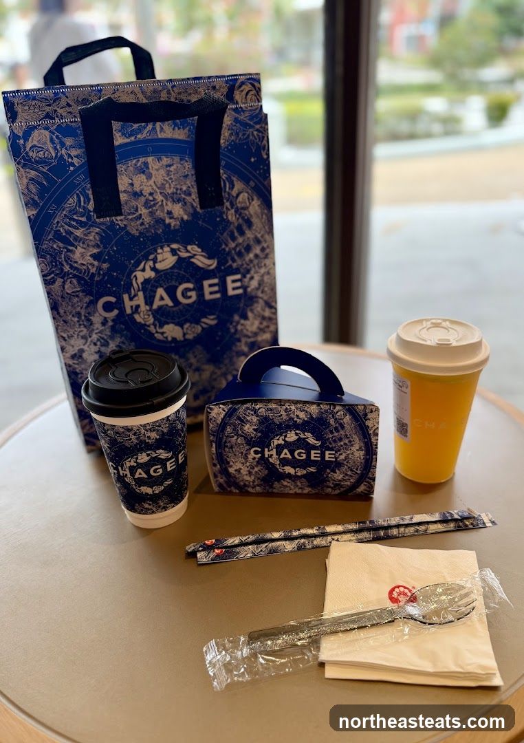Chagee Takeout Items