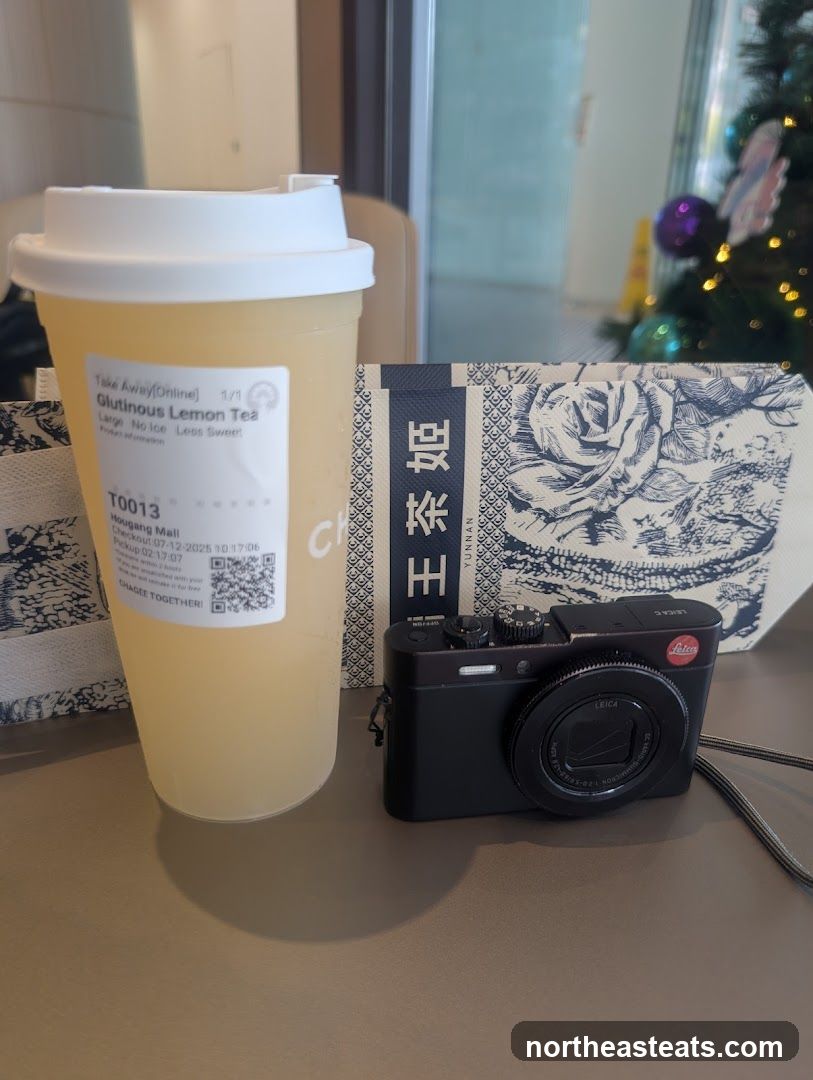 Beverage and Camera