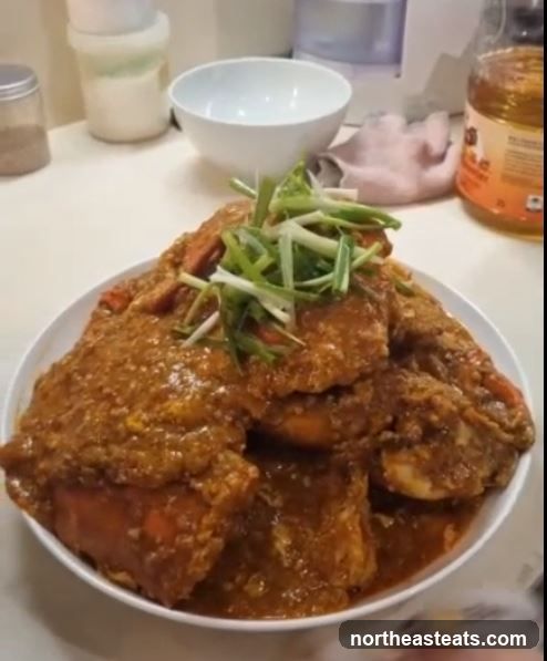 Crab dish with sauce