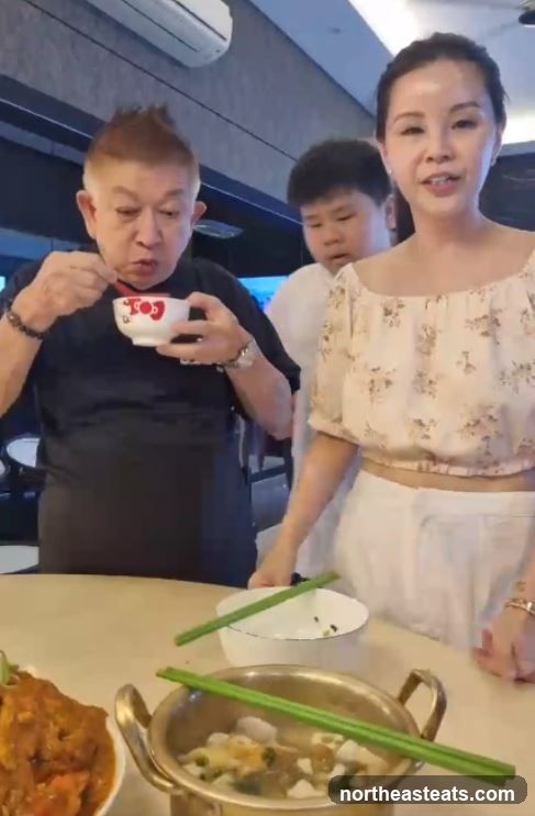 People eating at a restaurant