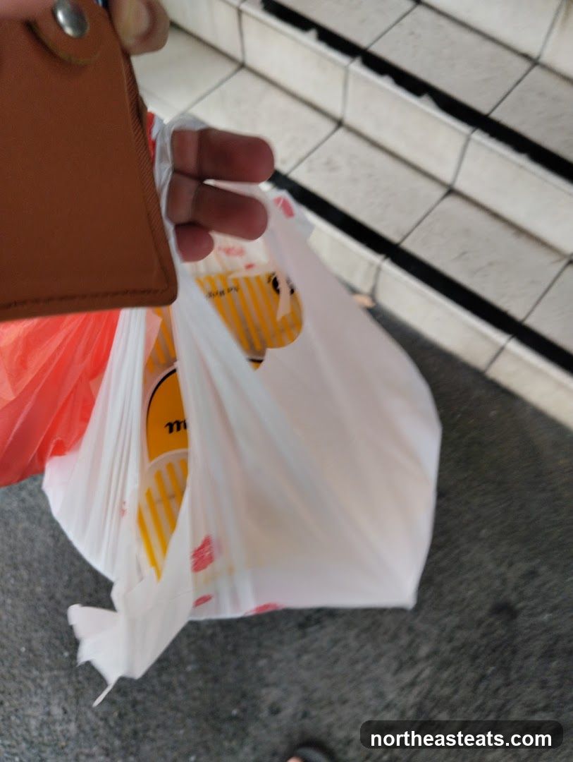 Shopping Bags with Food Items