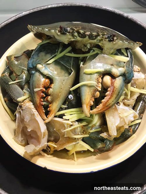 Steamed Crab with Ginger
