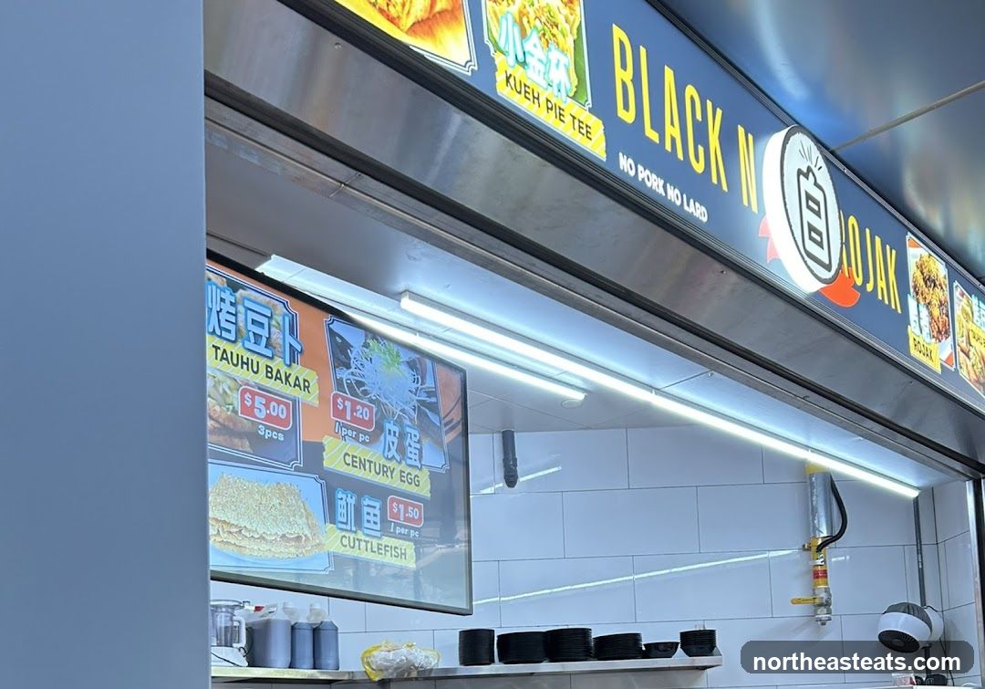 Food Stall Signage and Menu