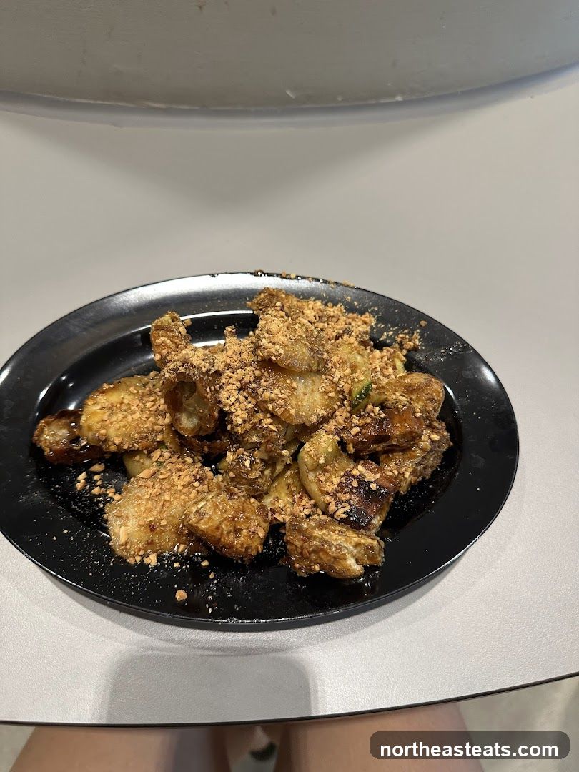 Fried Eggplant with Peanuts