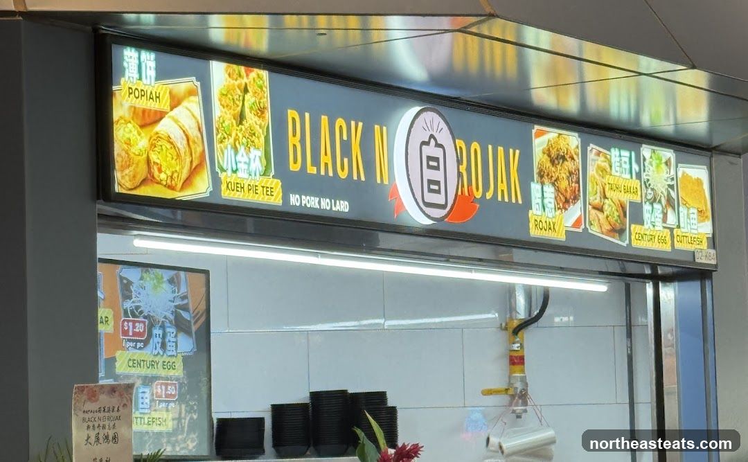 Black N Rojak Menu