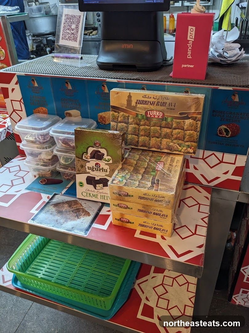 Turkish Delights and Baklava Display