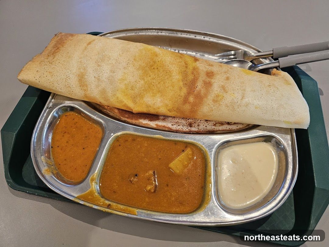 Dosa with Curries