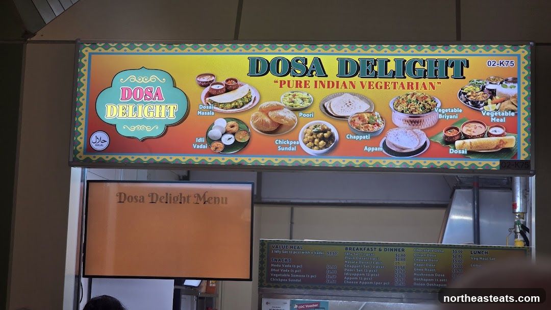 Dosa Delight Menu