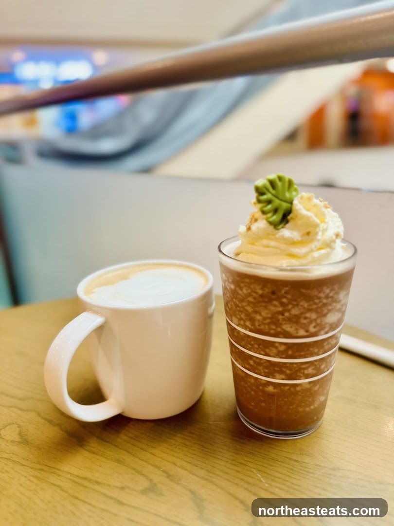 Coffee and Frappuccino