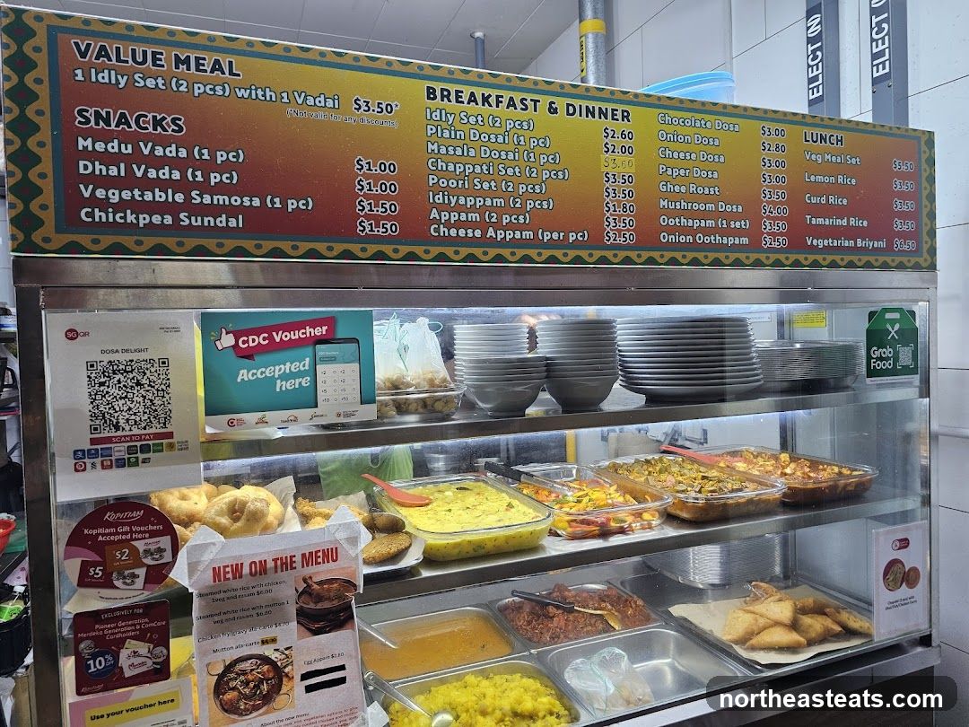 Dosa Delight Menu