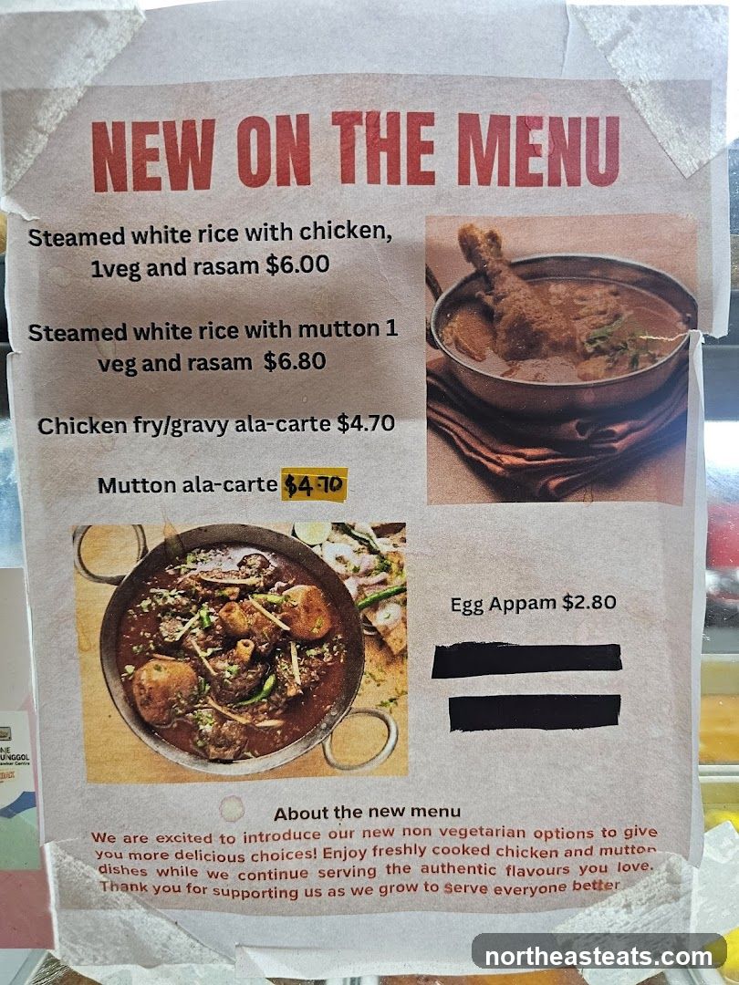 NEW ON THE MENU