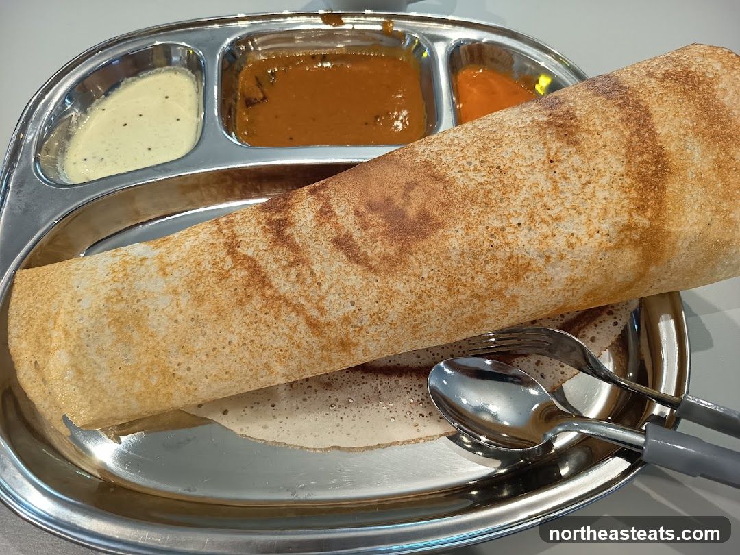 Dosa with Accompaniments