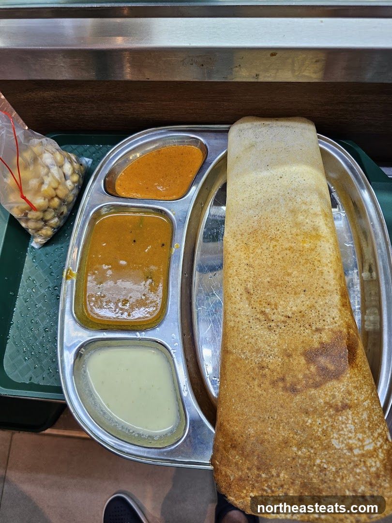 Dosa with Accompaniments