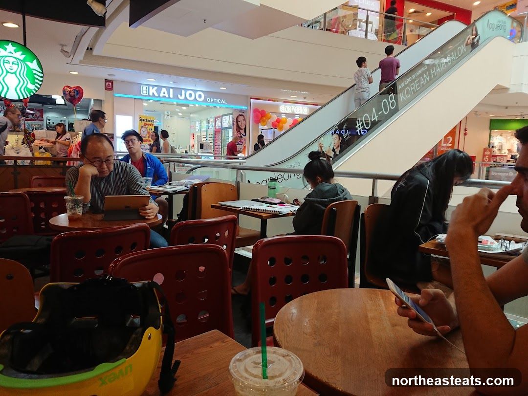People in a mall