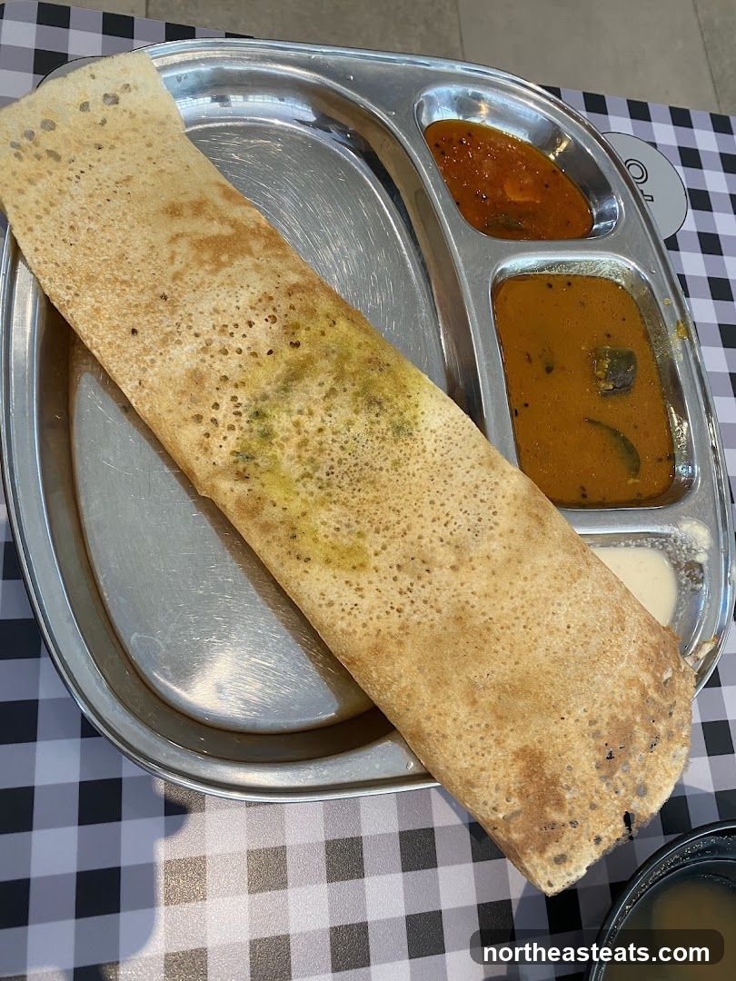 Dosa with Accompaniments