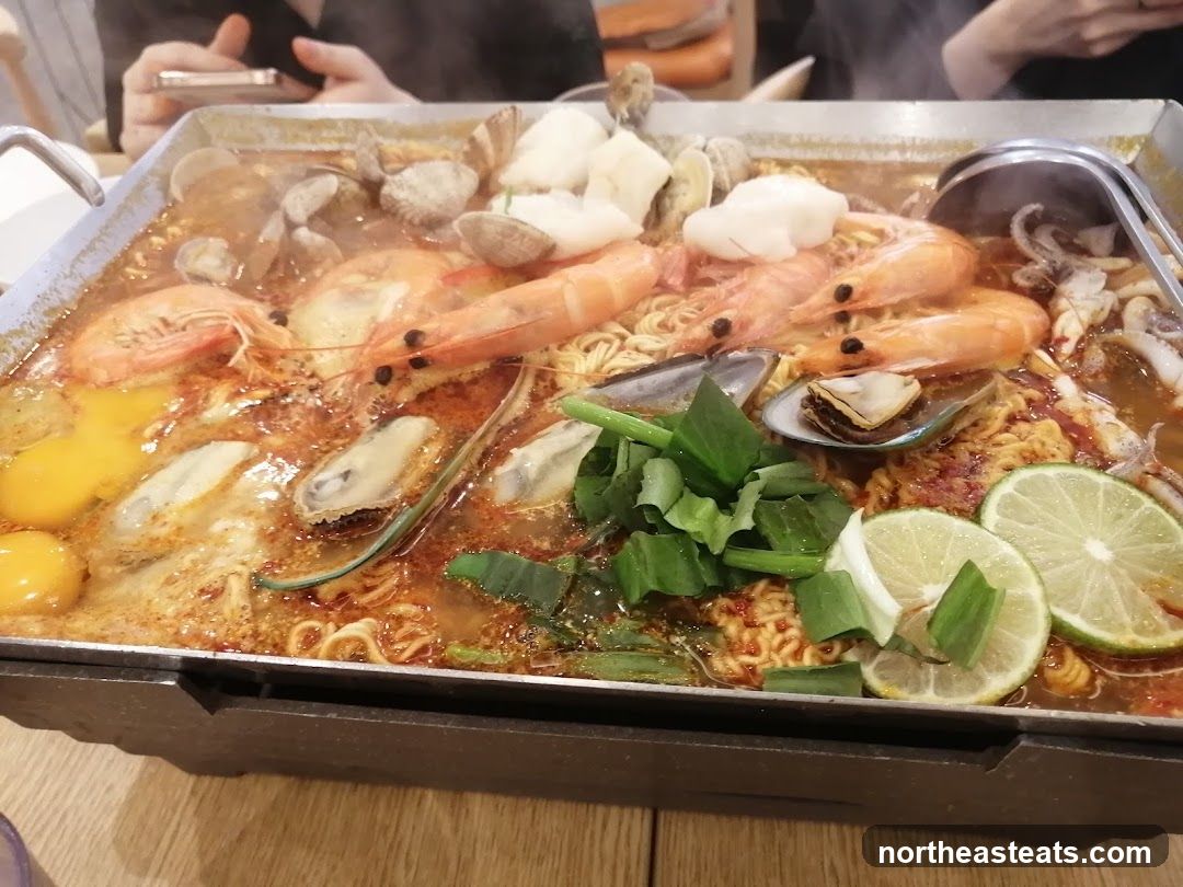 Seafood Noodle Hot Pot