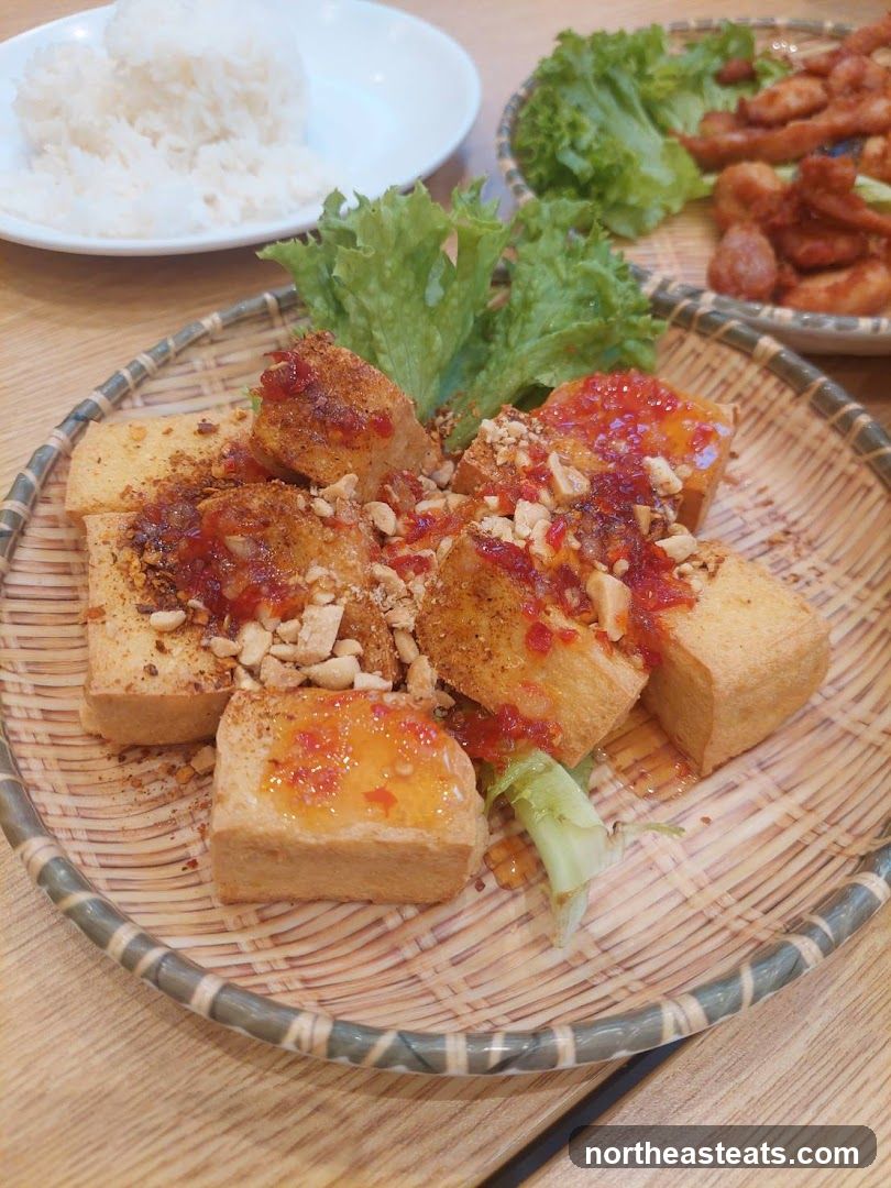 Fried Tofu with Sauce