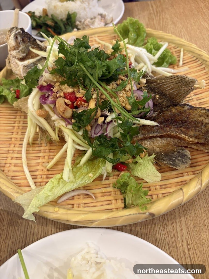 Fried Fish Salad
