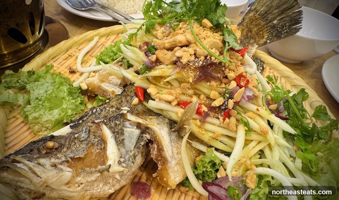 Fried Fish Salad