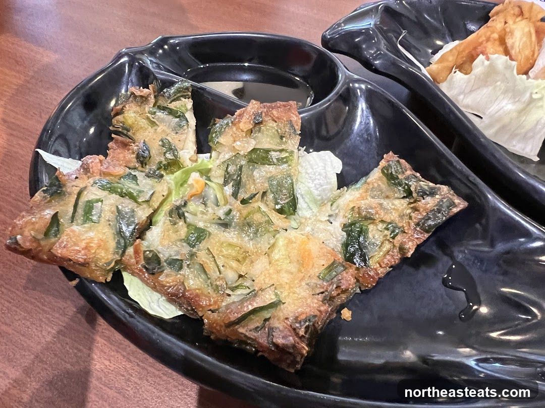 Savory Pancake with Dipping Sauce