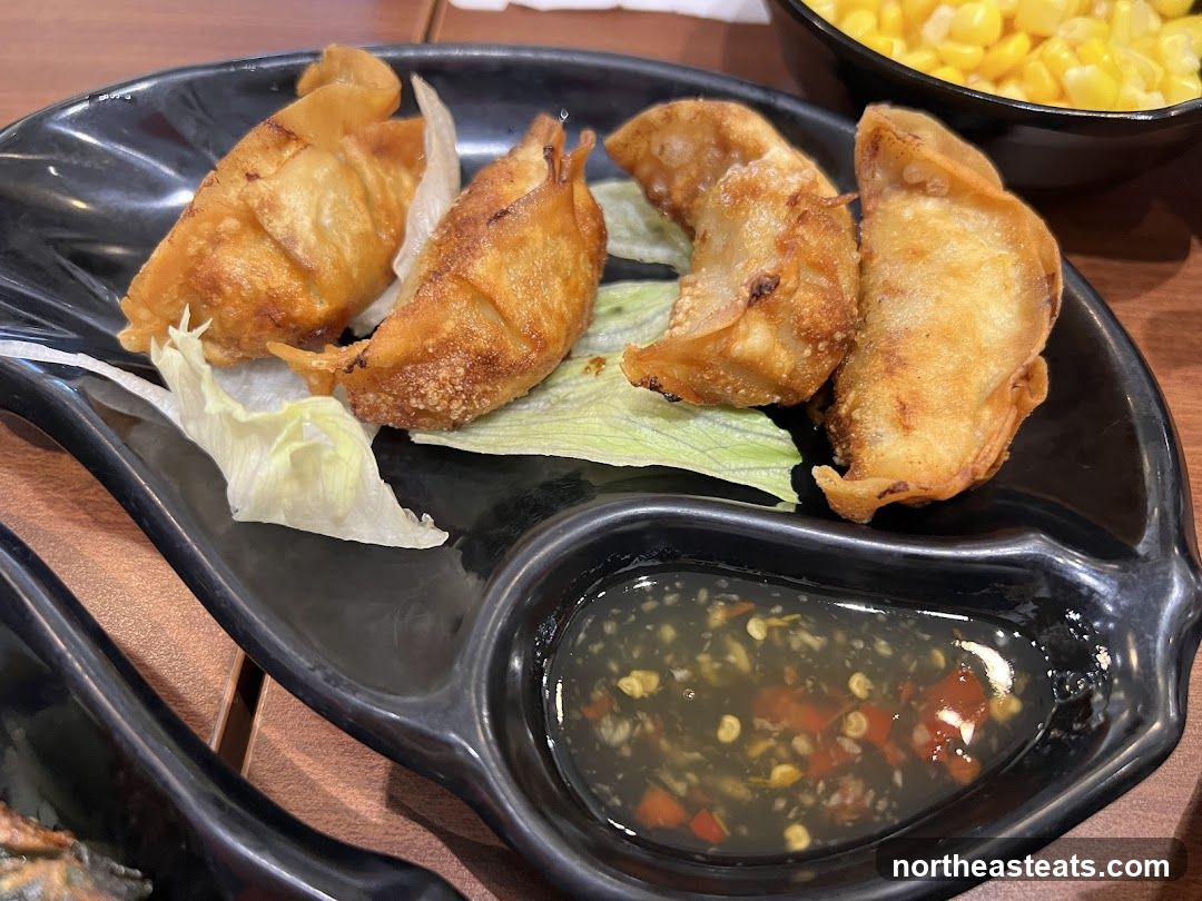 Fried Dumplings with Dipping Sauce