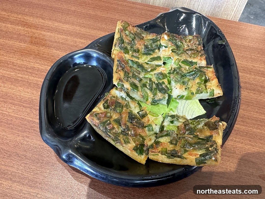 Savory Pancake with Dipping Sauce