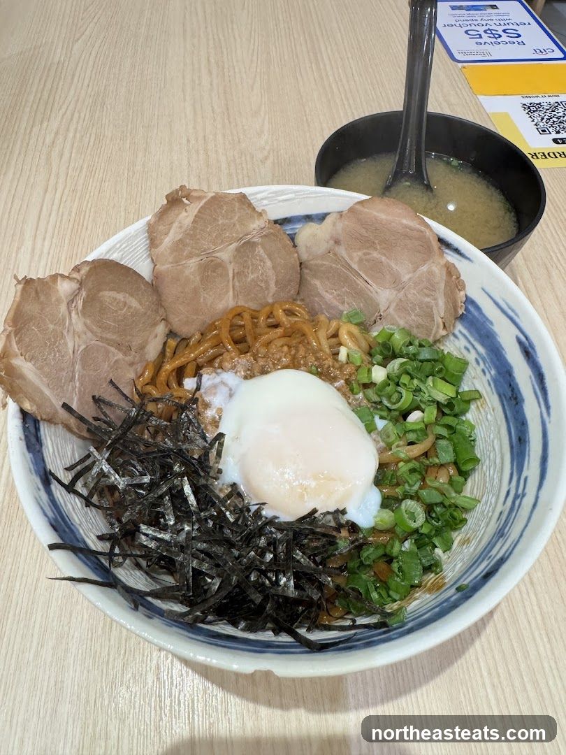 Noodle Dish with Pork and Egg