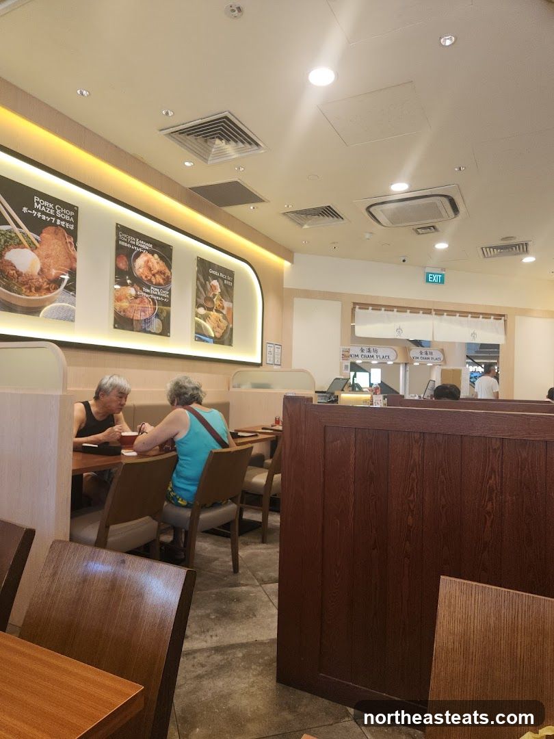 Restaurant Interior with Food Posters