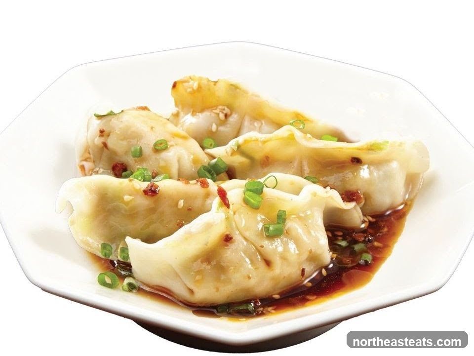 Dumplings with Sauce
