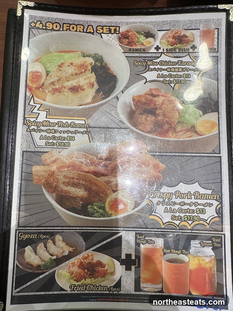 Ramen Menu