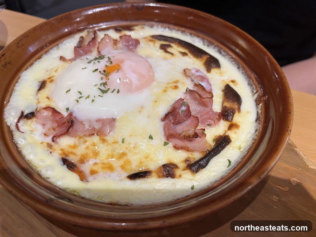 Baked Egg Dish with Bacon