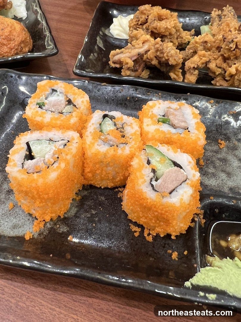 Sushi and Fried Calamari